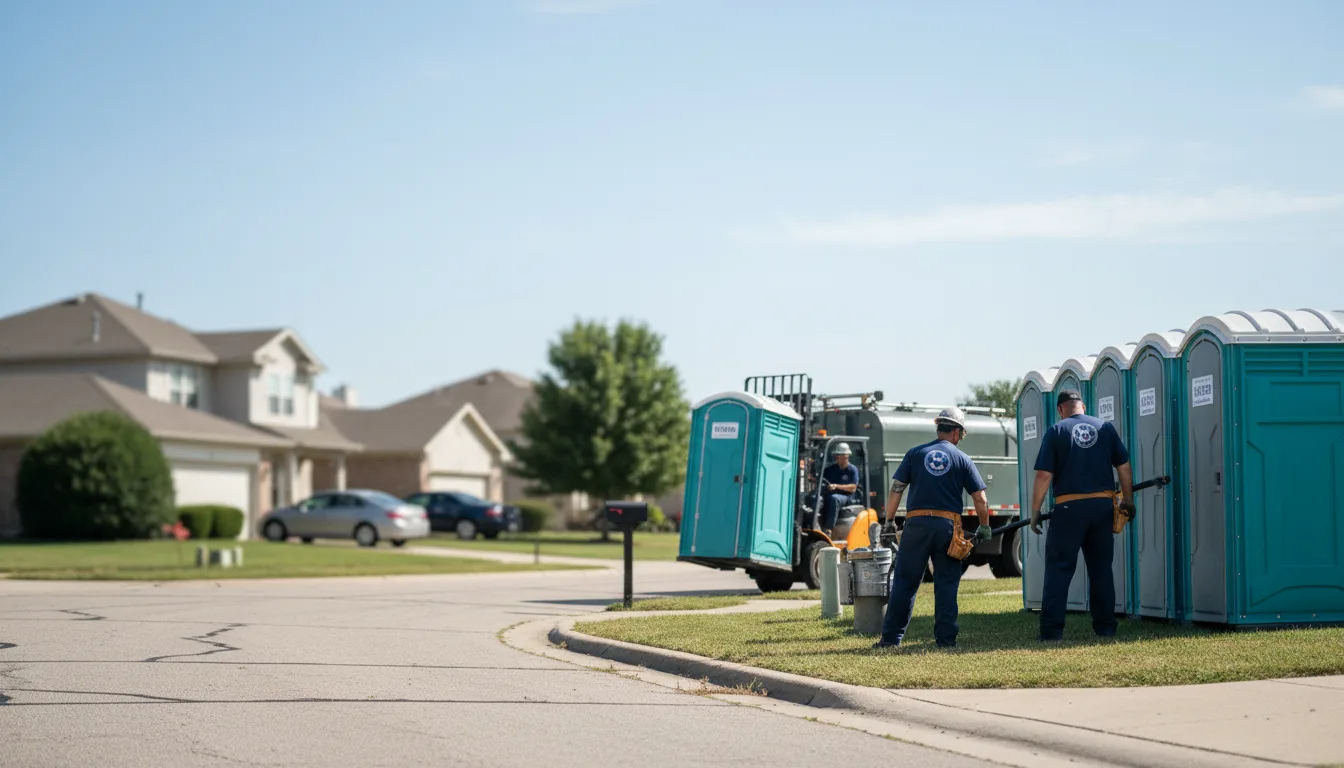 Porta Potty Rental in St John, KS near me